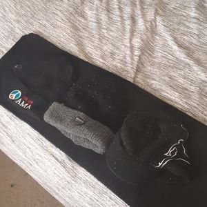 Lot of 3 Beanie Hats & Scarf Jordan Hat